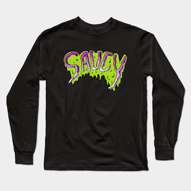 SAUCY II Long Sleeve T-Shirt by finnduffstuff